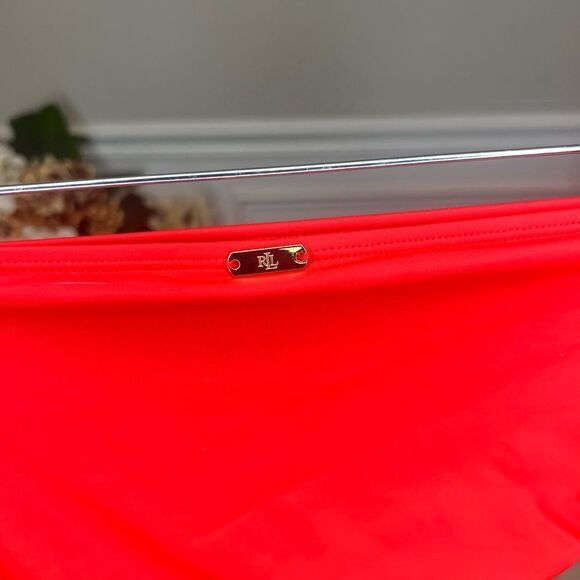 NWT Lauren Ralph Lauren RED Beach Club Hipster Bikini Swim Bottom - Picture 6 of 6